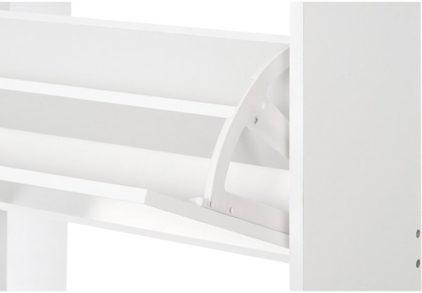 ΝΤΟΥΛΑΠΙ ΠΑΠΟΥΤΣΙΩΝ ΛΕΥΚΟ 60X24X80CM 4LIVING