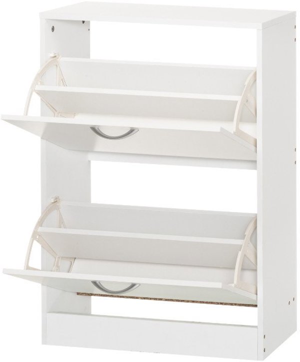 ΝΤΟΥΛΑΠΙ ΠΑΠΟΥΤΣΙΩΝ ΛΕΥΚΟ 60X24X80CM 4LIVING