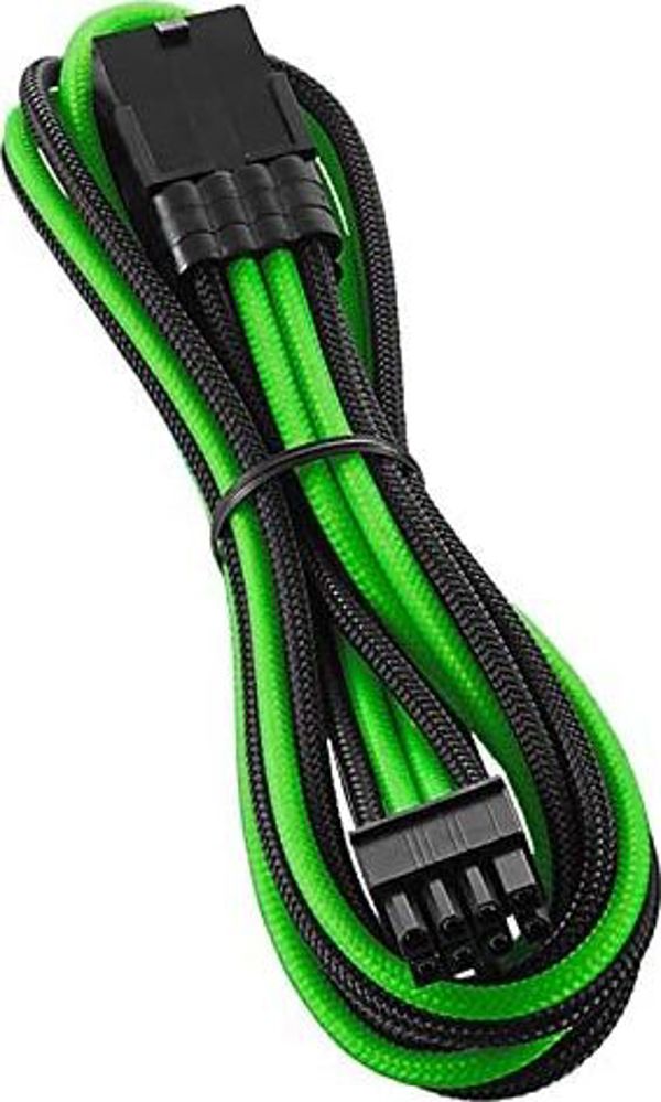 CableMod Καλώδιο PCIe 8-pin σε PCIe 8-pin, 0.45m, ModMesh, Μαύρο-Πράσινο (CM-PCAB-8PCI-N45KKLG-3PK-R)