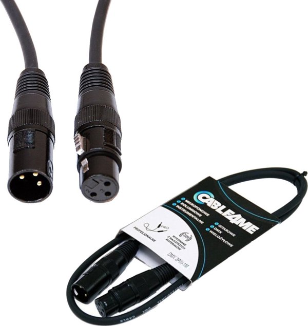 Καλώδιο CABLE4ME DMX 3Pin 1m για φώτα