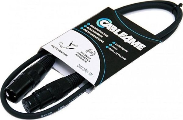Καλώδιο CABLE4ME DMX 3Pin 1m για φώτα