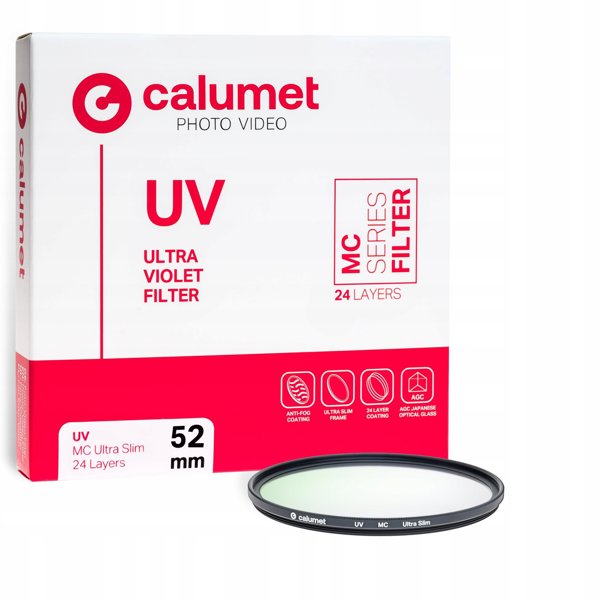 Calumet Φίλτρο UV MC Ultra Slim 52mm - 24 Στρώσεις Προστασίας Φακού