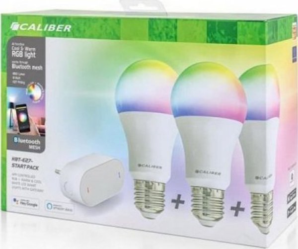 Caliber Λάμπα LED Caliber Bluetooth 3 τεμ LED RGB