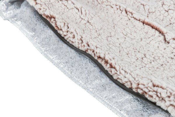 Calida, στρώμα, για σκύλο/γάτα, λευκό/καφέ 80 × 55 cm, με ένθετο που αντανακλά τη θερμότητα