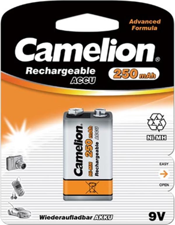 Camelion Επαναφορτιζόμενη Μπαταρία 9V Block 250mAh 1 τεμ.