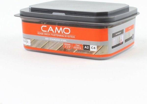 Βίδες ξύλου από ανοξείδωτο χάλυβα Camo PL. A2 60mm 350 τεμ