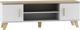 Cama Meble RTV LOTTA 160 2D2K λευκός+ δρυς sonoma