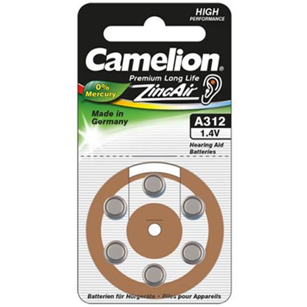Camelion Μπαταρία για ακουστικά βαρηκοΐας PR41 6 τεμ.