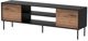 Cama Szafka RTV EF CORTINA 180x40x60 czarny/orzech