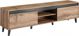 Cama Meble Ντουλάπι RTV NORD II 170cm δρυς wotan/ανθρακί