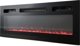 Cama Meble Ντουλάπι RTV EVA με ηλεκτρικό τζάκι 180x40x52 γραφίτης/γραφίτης γυαλιστερό