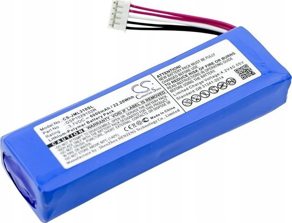 Cameron Sino Μπαταρία για JBL Charge 2 / 2+ / 3 (2015) GSP1029102R / P763098 - Ανταλλακτική Μπαταρία Ηχείου