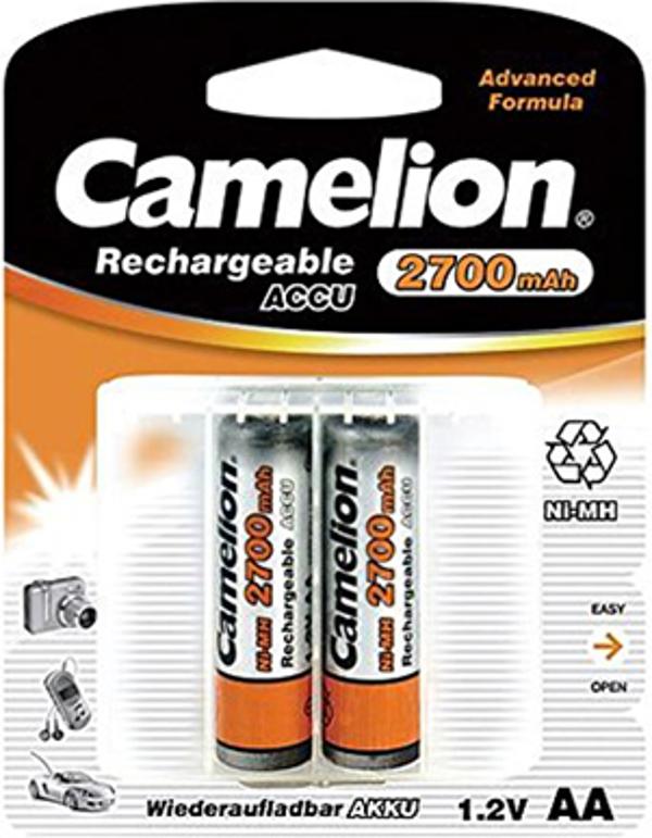 Camelion Επαναφορτιζόμενη Μπαταρία AA / R6 2700mAh 2 τεμ.