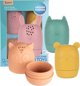 Canpol CANPOL BABIES set of twisted silicone bath toys, 3m+, 4 pcs., 80/308