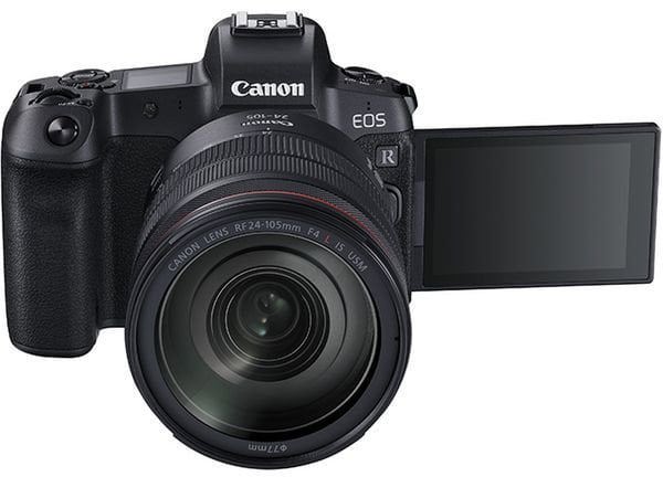 Canon EOS R + RF 24-105mm f/4L IS USM with Adapter EF- EOS R
