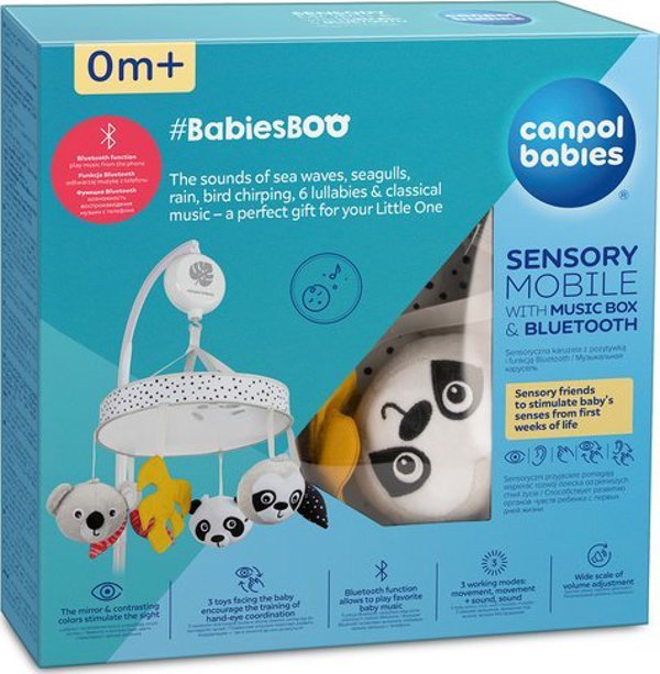 Canpol CANPOL BABIES sensory mobile with music box/Bluetooth BabiesBoo, 68/093