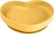 Canpol CANPOL BABIES σιλικόνη πιάτο με προσάρτηση, 6 μηνών+, HEART, 80/309_yel