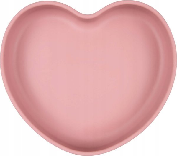 Canpol CANPOL BABIES σιλικόνη πιάτο με προσάρτηση, 6 μηνών+, HEART, 80/309_yel