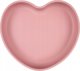Canpol CANPOL BABIES σιλικόνη πιάτο με προσάρτηση, 6 μηνών+, HEART, 80/309_yel