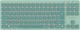 CANYON Keyboard OnType 10 Low Profile EN Wired Green