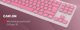 CANYON Keyboard OnType 10 Low Profile EN Wired Pink