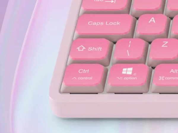 CANYON Keyboard OnType 10 Low Profile EN Wired Pink