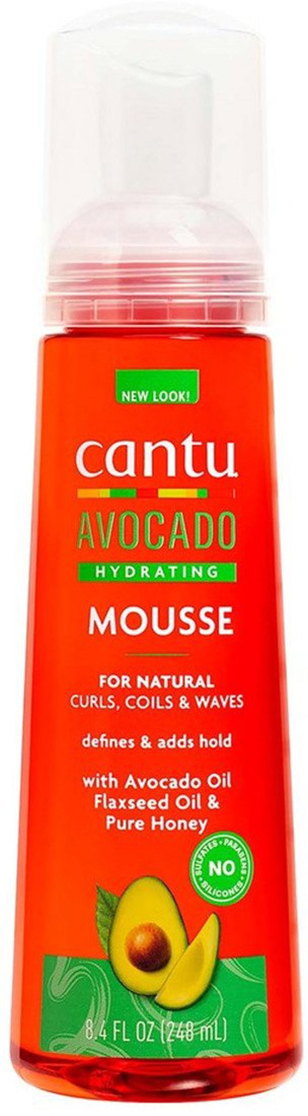 Ενυδατικός Αφρός Cantu Avocado 248 ml