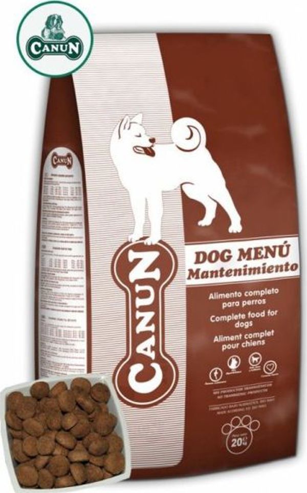 Canun Dog Menu Ξηρά Τροφή Σκύλου για Ενήλικους, 20kg
