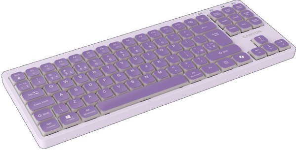 CANYON Keyboard OnType 10 Low Profile EN Wired Violet