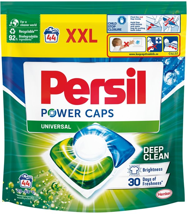ΚΑΨΟΥΛΕΣ ΠΛΥΣΗΣ Persil POWER CAPS ΛΕΥΚΑ 44ΤΜΧ