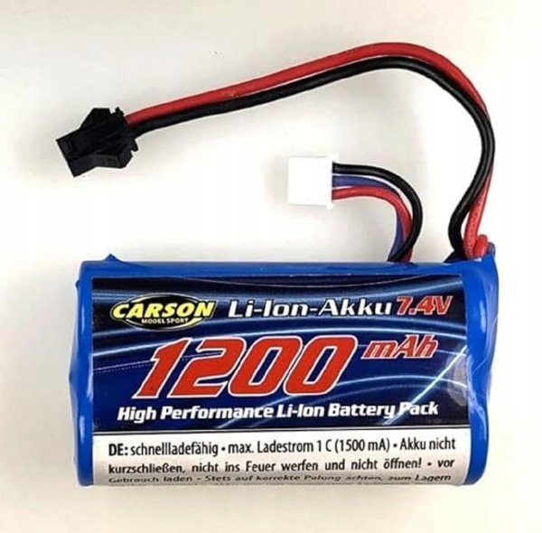 Μπαταρία Carson Li-Ion 7.4V / 1200mAh