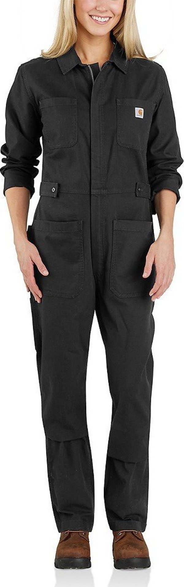 Carhartt Γυναικείος Ολόσωμος Φόρμα Carhartt Rugged Canvas Μαύρο