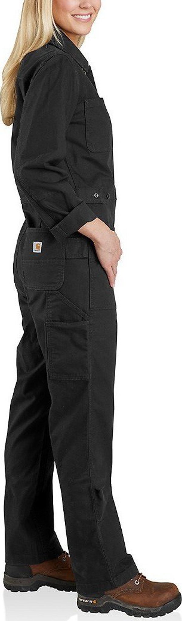 Carhartt Γυναικείος Ολόσωμος Φόρμα Carhartt Rugged Canvas Μαύρο