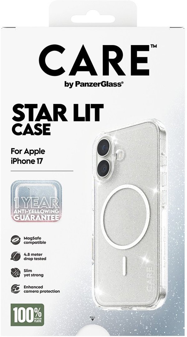 CARE by PanzerGlass Flagship Urban Explorer με θήκη White MagSafe για iPhone 17 Star Lit