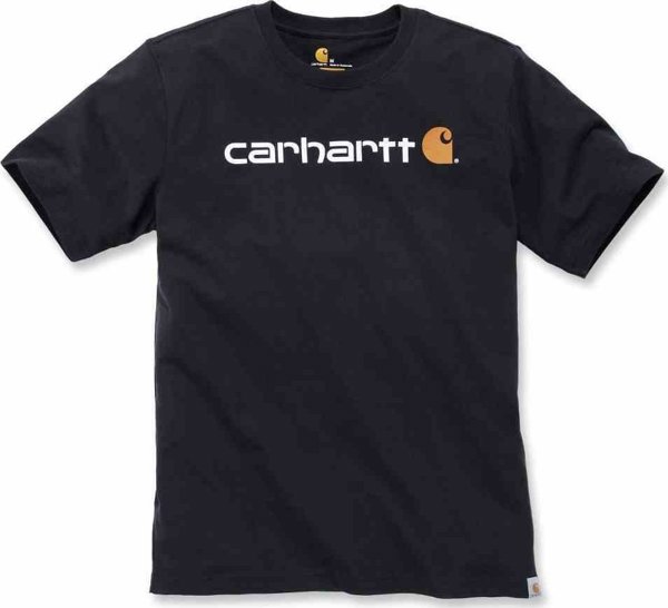 Carhartt Μπλούζα Carhartt Core Logo T-Shirt Μαύρο