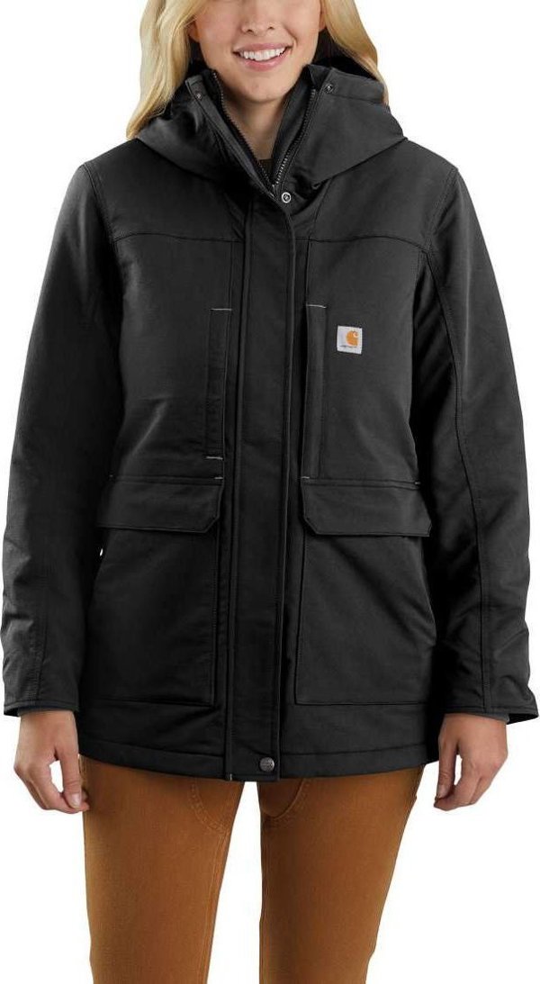 Carhartt Kurtka Carhartt Super Dux Canvas Coat Black