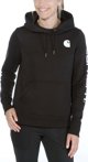 Carhartt Μπλούζα Carhartt Clarksburg Sleeve Logo Hooded Black