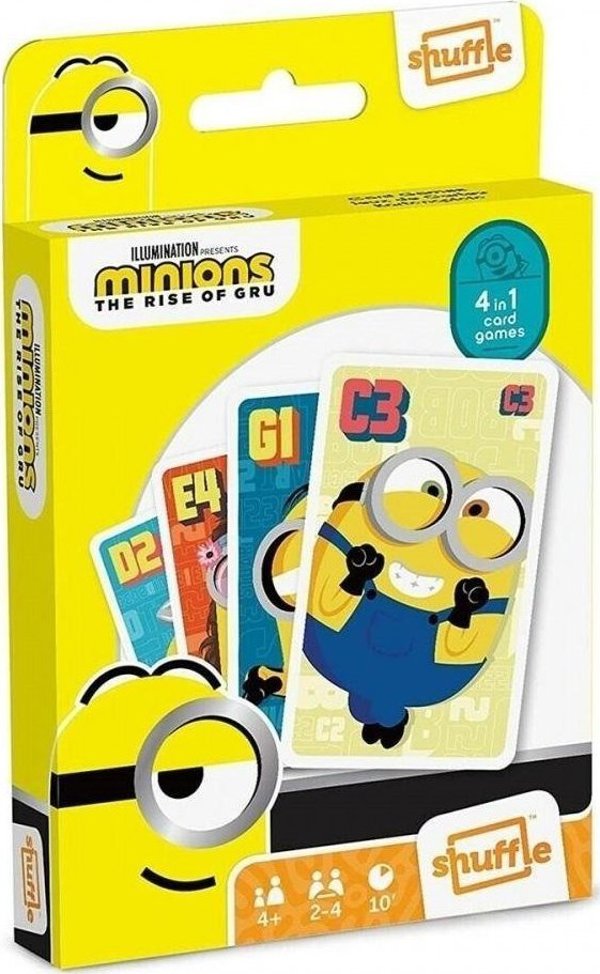 Cartamundi Shuffle Παιχνίδι Κάρτες Minionki: Η Είσοδος του Γκρου, 2 Παίκτες, 4+ Ετών