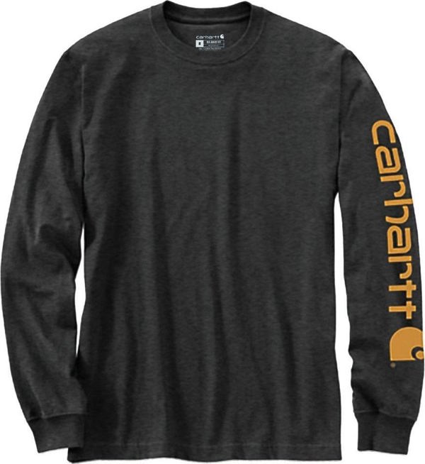 Μπλούζα Carhartt Heavy Sleeve Logo Carbon Heather