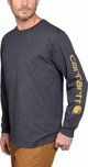 Μπλούζα Carhartt Heavy Sleeve Logo Carbon Heather