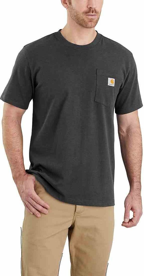 Carhartt Μπλούζα Carhartt Βαρέως Τύπου Τσέπη Άνθρακας