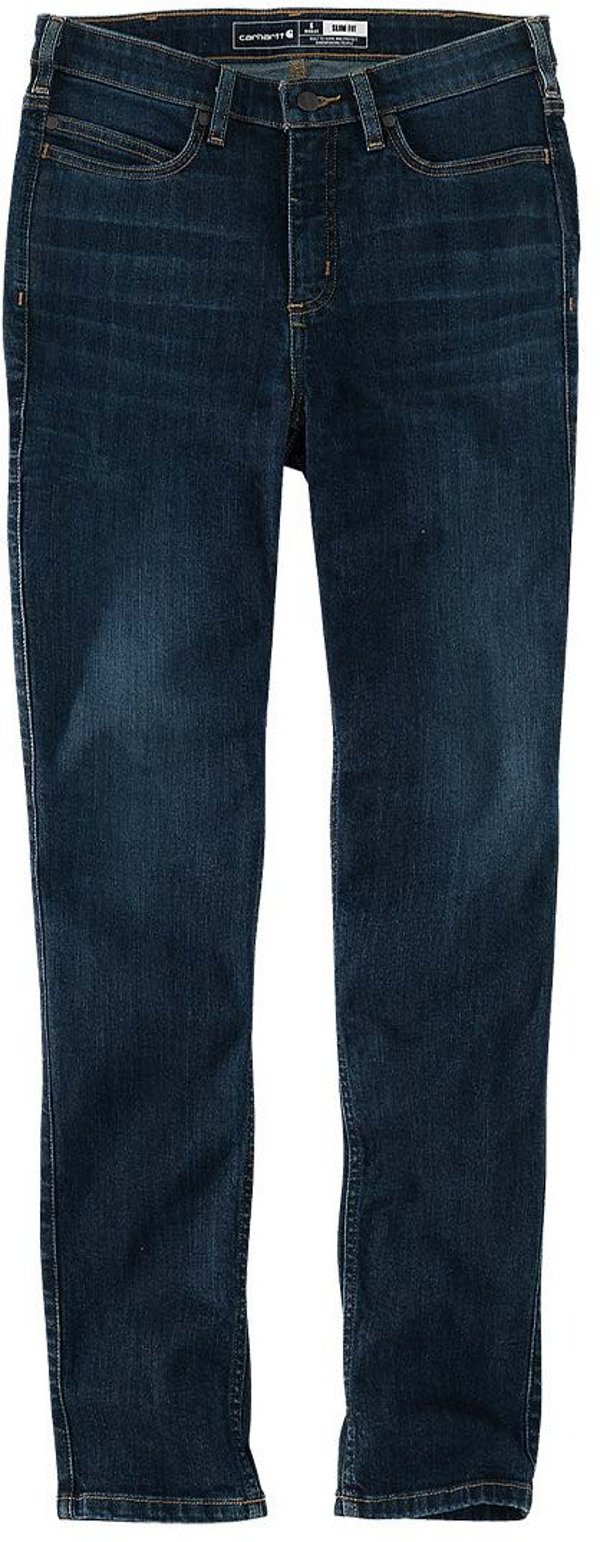 Carhartt Jeansy Damskie Rugged Flex Slim Fit Tapered Hazel
