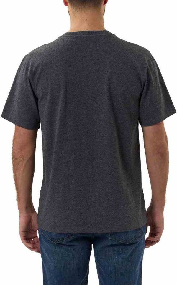 Carhartt Koszulka Carhartt Heavyweight Core Logo Carbon