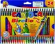 Μαρκαδόροι Carioca Birello 24 Χρώματα με Διπλή Μύτη 2mm & 4mm, Υδατοδιαλυτό Μελάνι