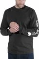 Μακρυμάνικη Μπλούζα Carhartt Logo Μαύρη