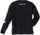 Μακρυμάνικη Μπλούζα Carhartt Logo Μαύρη