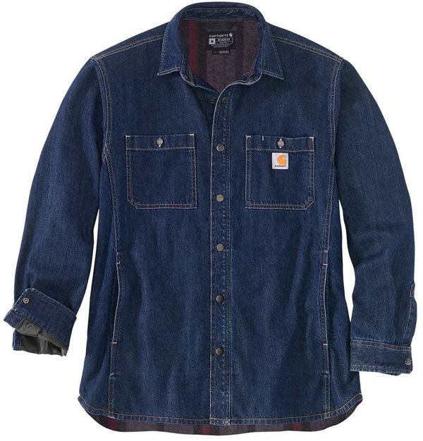 Carhartt Ocieplana Koszula Carhartt Relaxed Denim Glacier