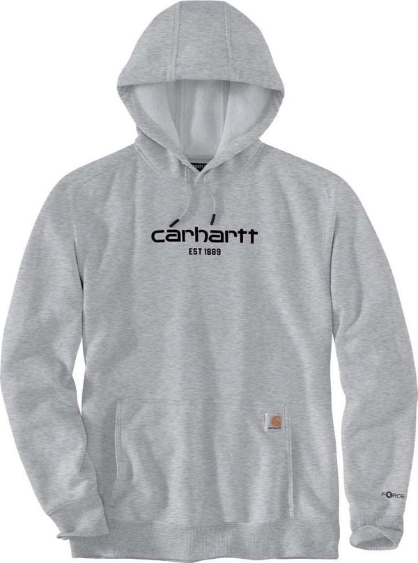 Φούτερ Carhartt Force Lightweight Logo Asphalt