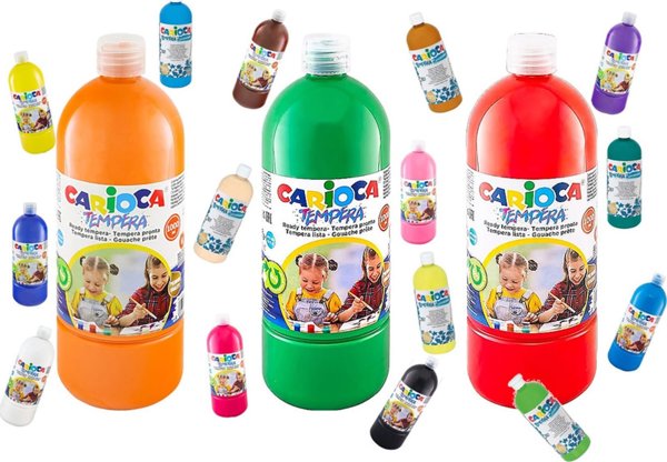 Carioca Farba CARIOCA TEMPERA 1000ml μπλε/cyan 170-1442 / 170-2640