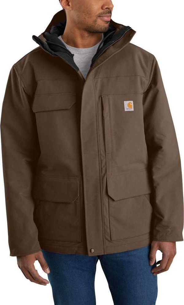 Carhartt Καρτχαρττ Σούπερ Νταξ Μονωμένο Παλτό Καφέ